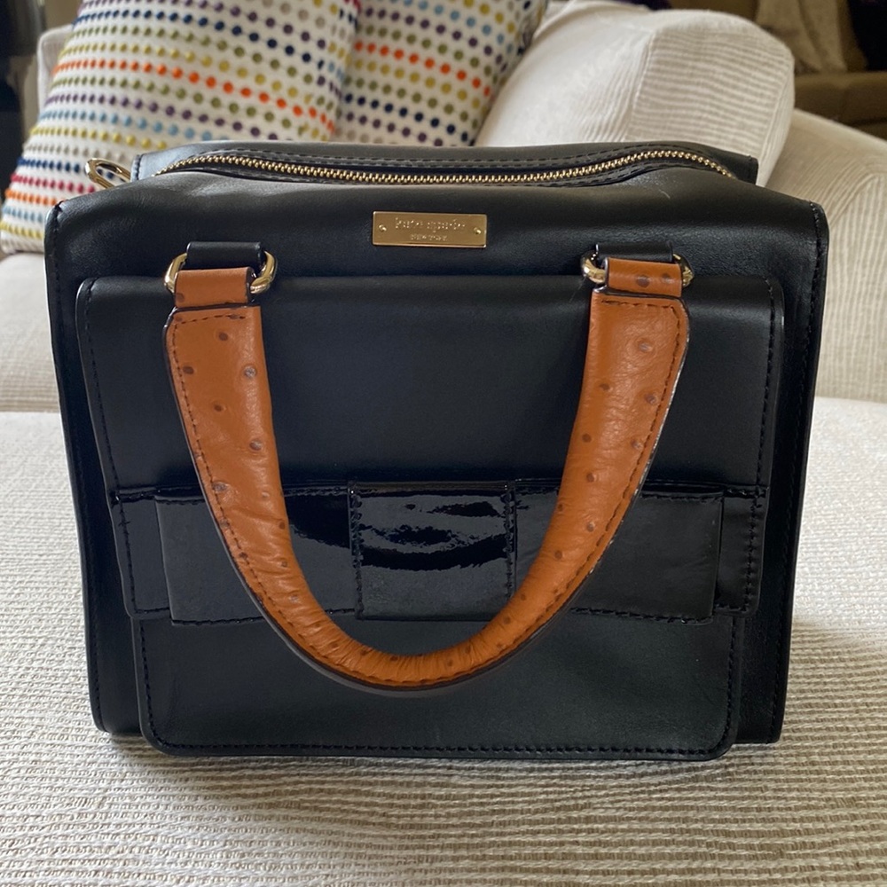 (NWT) Kate Spade Little Kennedy, Bow Bridge (Black)